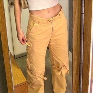 Women  Wide Leg Acne Studios Cargo Trousers (Size 38)